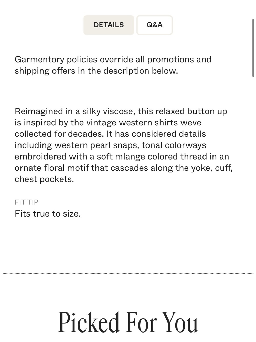 THE GREAT. Sage Green Satin Embroidered Western Heritage Shirt in Dried Sage - Picture 8 of 14